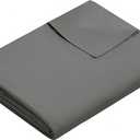 Weighted Idea Cool Removable Duvet Cover 48"x72" for Weighted Blanket, Oeko-texCertified 100% Cotton, (Soft and Fabric, Dark Grey)