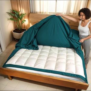 3 Side Zipper Duvet Cover Set King Size - Unique Design Microfiber Duvet Cover Set with 3 Sided Zipper Closure, 3 PCS King Size Duvet Cover (90"x104") & 2 Pillow Cases(20"x36"), Teal