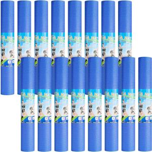 3 mm Thick Yoga Mat Exercise Workout Mat Non Slip Fitness Pad for Women Gym Home Yoga Pilates (Dark Blue)