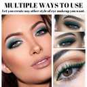 2 x Sheda Powder Eyeliner, a handcrafted, 100% natural powder eyeliner, waterproof, long-lasting, rich, smudge-resistant color (Dark Green)