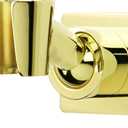 Shower Head Holder Handheld Shower Wand Holder Adjustable Shower Head Bracket Shower Wall Mount Holder, Polished Brass/Gold Finish, Drill Free Glue Installation