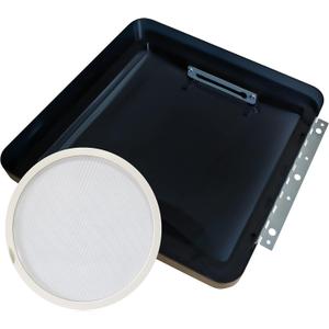 Rv Roof Vent Lid Dome Cover Remplacement compatible with Fantastic Fan with Screen (Smoke)