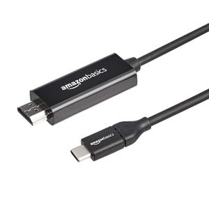 USB-C (Source) to HDMI (Display) Cable Adapter (Thunderbolt 3 Compatible) 4K@30Hz, 3 feet, Black (3 feet,30Hz)