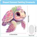 2 Pcs Tabletop Diamond Art Painting Kits,DIY Butterfly Diamond painting Special Shaped Rhinestone Desk Placement Ornament,5D Stand Up Gem Painting Craft Kit for Home Wall Decor Gifts,7.8x7.8inch (BP005+BP006)