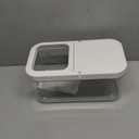 LivLab Mker Dog Food Storage Container - 6L/6KG/10LBS Pet Food Storage Containers With Lids & Scooper, BPA Free Airtight Storage Containers Store Dry Food For Kitchen Pantry (6KG-White-2)