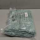 Amazon Basics Bathroom Rugs, Extra Soft Absorbent Shag Bath Rugs, Non-Slip, Quick Drying, Machine Washable, Plush Comfort for Bathroom Floor, Tub and Shower, 21" x 34", Seafoam Green