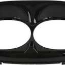 Moto fairing Headlight Trim Bezel Outer Fairing Cowl Fits For Harley Road Glide FL 1998 1999 2000 2001 2002 2003 2004 2005 2006 2007 2008 2009 2010 2011 2012 2013 fairing kit Black