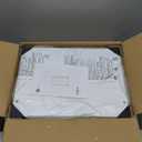 WLIVE Dresser with 3 Drawers, Fabric Nightstand, Cabinet with Wheels, Organizer Storage Dresser for Bedroom, Office, Entryway, Closets, Sturdy Steel Frame, Wood Top, Easy Pull Handle, White