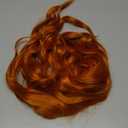 xiweiya Long Yellow Orange Wavy Wig Synthetic Ginger Lace Front Wigs Middle Part Long Soft Wigs Hair Replacement Wig for Women, Drag Queen Makeup 24inch 