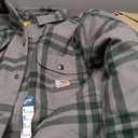 Carhartt Men's 106354 Relaxed Fit Flannel Sherpa-Lined Shirt Jac Small