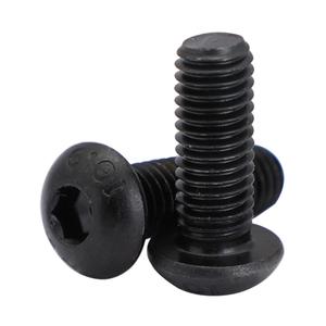 MewuDecor M6-1.0 x 16mm Button Head Hex Socket Cap Screws, 10.9 Grade Alloy Steel, Black Oxide Finish, Full Thread, Pack of 50