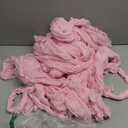 8 Pack Pink Cheesecloth Table Runner 10ft Boho Gauze 120 Inch Cheese Cloth Table Runner Rustic Sheer for Spring Holiday Baby Shower Party Dcor Home Wedding Decoration