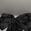 32 x 41 Inches Christmas Extra Large Satin Bows Giant Christmas Tree Topper Bow Decorations for Home Xmas Tree Toppers Wreath Wall Birthday Wedding Engagement Party Decor(Black)