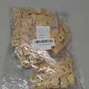 Sunnyglade 500PCS Wood Letter Tiles/Wooden Scrabble Tiles A-Z Capital Letters for Crafts, Pendants, Spelling