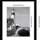 Picrit 15x19 Picture Frame 3 Pack, Black Poster Frame, Display Poster 11 x 14 with Mat or 15 x 19 without Mat for Horizontal or Vertical Wall Mounting
