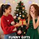 Funny Skeleton Christmas Ornament 2025, Couple Family Skull Ornament Gifts for for Xmas Tree Decorations, Funny Gifts for Him Her Boyfriend Girlfriend Husband Wife Women Men, 2 Side Printed Ornament