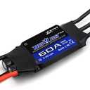 ZTW Beatles G2 60A ESC 2-6S Built-in Switching BEC 5V/6V 8A Brushless Speed Control for RC Airplane Aircraft Fixed-Wing