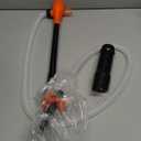 Portable Transfer Pump Battery Operated Electric Siphon Pump for Gas, Fuel, Diesel, Water Transfer 2.4 GPM Flow Oil Extractor, 47 Inches Hose-Easy to Use Hand Fuel Pump, Multi-Use Siphon Transfer Pump (1 Pack of Orange)