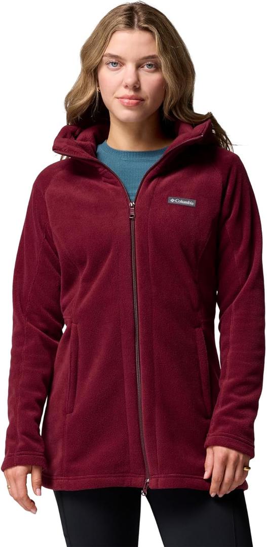 Columbia Women's Benton Spring II Long Hoodie (Large, Rich Wine)