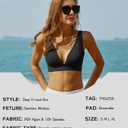 Knowyou Women's Seamless Plunge Bra Deep V-Neck Wireless Comfort Bra Unlined Triangle Sporty Bras Ultra Light Soft Stretch Bralettes for Ladies Black, L