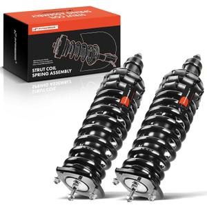 A-Premium Rear Complete Struts Compatible with Mercedes-Benz ML320 1998-2003, ML350 2003-2005, ML430 1999-2000/2001, ML500 2002-2005 - 2x Replacement Suspension Shock Absorber with Coil Spring