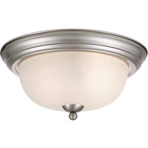 Joel Modern 2-Light Flush Mount Ceiling Light Fixture with Etched Glass Shade for Hallway, Entryway, Passway, Dining Room, Bedroom, Garage, Kitchen, Balcony, Living Room