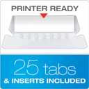 Pendaflex Hanging File Folders, 25 Pack, Letter Size (8.5" x 11"), Assorted Colors: Green, Blue, Red, Yellow, Orange, 5 Tab Positions, Reinforced, Includes Tabs and Inserts, Durable Hanging Files