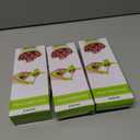 3 x Cherry Pitter, Heavy,Duty Stainless Steel Cherries Pitting Tool, Portable Cherries Corer Stoner Seed Tool with Lock Design, Fruit Pit Remover for Cherry Jam (Black)