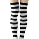 Stripe Knee High Socks for Youth Adult Multi-Color Over-The-Calf Knee High Tube Socks