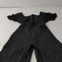 One Piece Wide Leg Jumpsuits for Women Workout Jumpsuit (X-Large, Black)