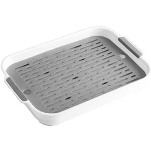 Gigicloud Rabbit Litter Box with Grate, 10.5 x 7.2 Inch Guinea Pig Litter Pan Anti-turnover Pet Toilet Potty Trainer Corner Guinea Pig Training Pan Cage with Toilet Tray For Rabbit Chinchilla Guinea