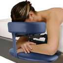 TOROKOM Adjustable Headrest Face Pillow Cradle & Support Bracket, Face Pillow, Salon Home Mattress Massage Kit (Blue)