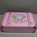 Unicorn Toddler Roller Skates, Kids Training Safety Tripple Protection Roller Skates with 4 Adjustable Sizes, Fun Light-Up Wheels, Little Girls' Fancy Gift (S-Small(10C-13C US), Fairy Pink)