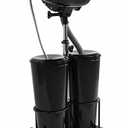 Power-Driven Portable Mobile Shampoo Bowl,Height-Adjustable Tear Free Hair Washing Sink,with Drain Pipe and Bucket,for Beauty Salon,Barber Shop,Home