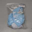 ANRABESS Women Swimsuits One Piece Tummy Control Full Coverage Backless Bathing Suit Ruched Swim Suit Beach Vacation Swimwear (Medium, Light Blue)