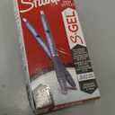 Sharpie S-Gel Gel Pens Medium Point (0.7mm) Black Gel Ink Pens 12 Count