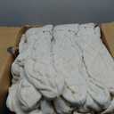 Jerify 20 Pcs18 Inch Christmas Stockings Handmade Knitted Christmas Stockings Large Cable Burgundy Green and Beige Hanging Stockings Set for Family Holiday Christmas Party Decorations Xmas Gift