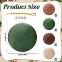 8 PCS 8 Inch Large Christmas Inflatable Ball, Outdoor Hanging Ornament Velvet Xmas Balls with 4 Colors, Neutral Christmas Decoration Ball for Yard Lawns Porch Garden Front Door Holiday Decor