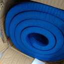 Foam Sleeping Pad for Camping - 1.25-Inch-Thick Waterproof Sleep Pad with Carry Straps for Cots, Tents, or Sleepovers by Wakeman Outdoors (Black)