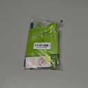 WHIPPY Women Lace-up Corset Waist Belt Transparent PVC Lace Crochet Petal Elastic Wide Belt for Dress (XL: Fit Waist 39-42 Inches, Green)