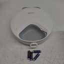 QXQIN Automatic Cat Feeder Wet Food, 4 Meals Cordless Auto Refrigerated Pet Feeder with 2 Ice Packs & Meal Cover, Programmable Timer & 4PCS AA Batteries Included for Cats Small Dogs-ABS Food Tray