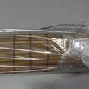 LazBlinds No-Drill Cordless Roman Shade - Light Filtering Natural Wood, Easy Install Bamboo Blind for Windows 29" W x 48" H, Malay Umber