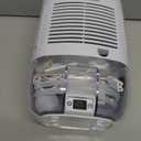 Dehumidifier with Drain Hose. Litever Small Portable Dehumidifier. Auto-OFF. Drain Hose for Continuous Drainage. Effective for Small Bathroom Pantry Closet Basement Wardrobe Gun safe RV Trailer Camper