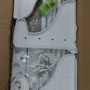 EZ Shelf - Closet Shelf with Hanging Rod - 30 to 50" Expandable, White, Closet Shelves  Strong, Holds 200 lbs  Easy Install  Backwall (Floating) with 2 End Brackets, Alternative to Wire Shelving