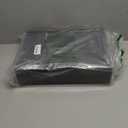 Uniclife Wall Mount Mailbox for Outside, Large Locking Mailbox with Combination Lock, Security Mail Box for House, Safe Key Drop Box, Post Box, Steel Cash Drop Box for Home Office School, Black 