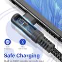sweguard iPhone 17 Charger USB to Type C Cable 90 Degree [2-Pack,3.3FT] Fast Charging Cord for iPhone 17 16 15 Pro Max Plus Galaxy S25 S24 S23 S22 S21 S20 A55 A54 A15 Note Flip LG Pixel Moto