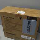 YINGDIKE Snow Tube for Sledding, Heavy Duty 40" Snow Sled with 4 Handles and Cushion Seat, Inflatable 600D Canvas Cover, High Speed Ski Tubes with Towable Strap