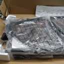 GiftGo Corner Hall Tree with Shoe Bench Entryway Coat Rack with 10 Metal Movable Hooks Floor Standing Clothes Rack Shoes Shelf Organizer for Home Office Bedroom (Rustic Brown)