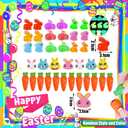 123 Pcs Easter Egg Fillers, Easter Egg Stuffers, Easter Party Favors, Easter Basket Stuffers for Kids Girls Boys, Easter Toys Gifts, Treasure Box Toys, Classroom Prizes, Goodie Bags Stuffers