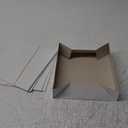 [6 pack] White Bakery Pastry Boxes,  9"×9"